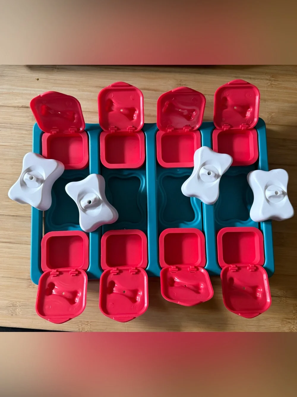 Outward Hound by Nina Ottosson Dog Brick – Interactive Treat Puzzle Enrich Toy